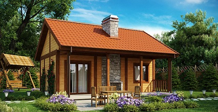 Одноэтажный дом 35 кв.м