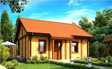 Одноэтажный дом 35 кв.м