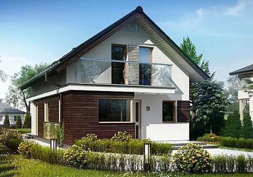 Дом с мансардой 160 кв.м