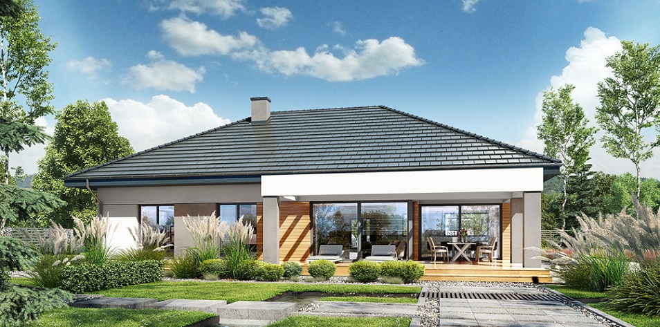 Одноэтажный дом 165 кв.м